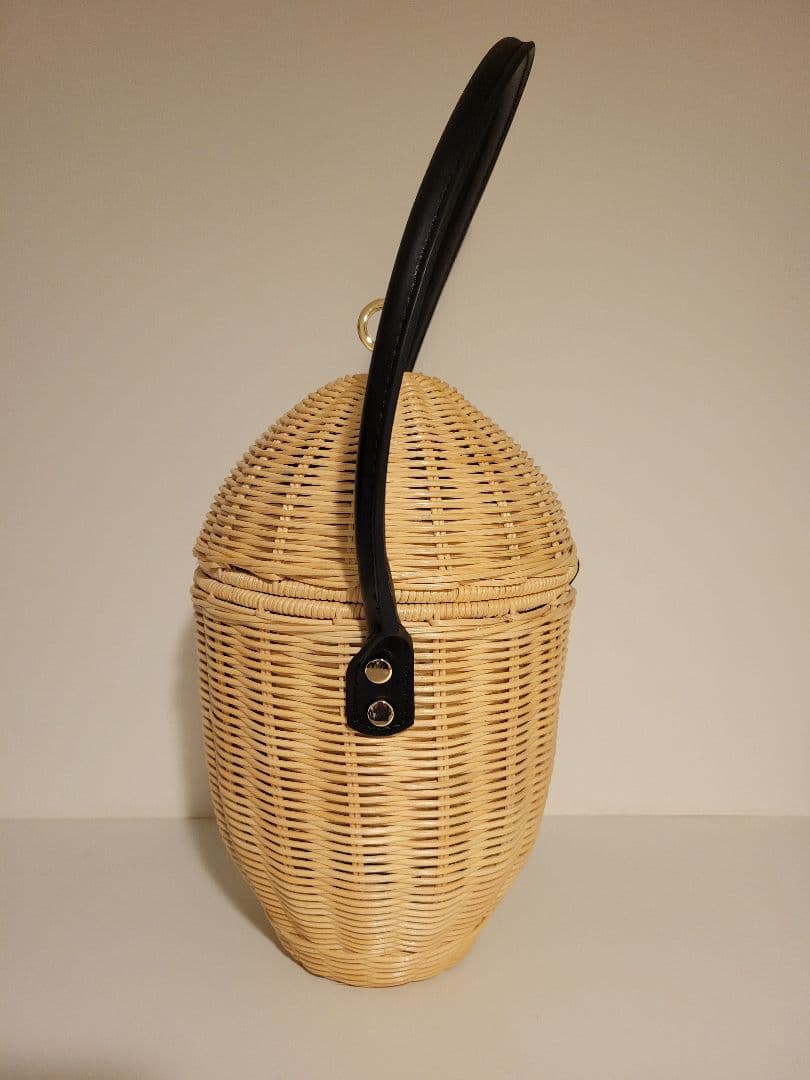 GIRLISH ガーリッシュ　どんぐりラタンバッグ　かごバッグ