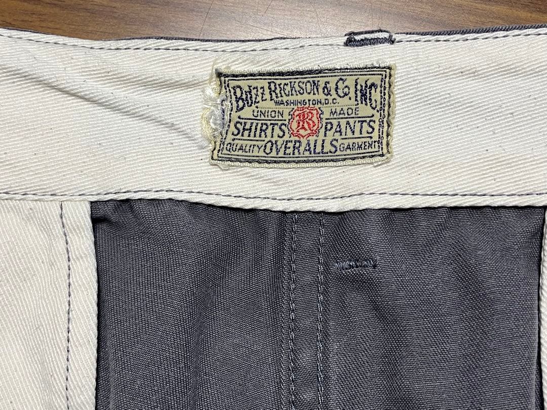 バズリクソンズ BR40025JK オリジナルスペック W34 グレー 廃盤色