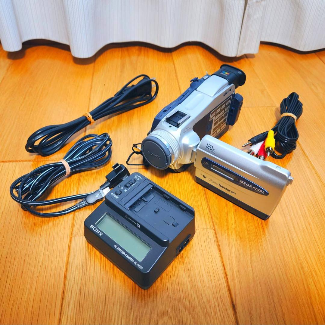 【動作確認済】高画質 SONY MiniDV ビデオカメラ DCR-TRV27