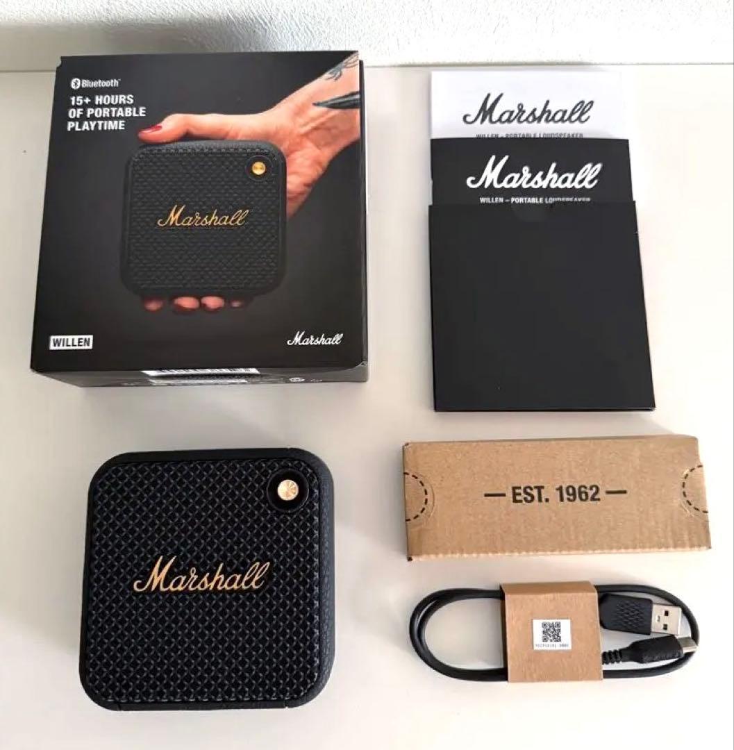 【美品】 Marshall WILLEN Bluetoothスピーカー