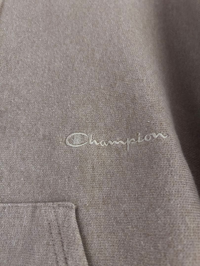 FRAMeWORK CHAMPIONハーフZIPスウェット　ベージュ