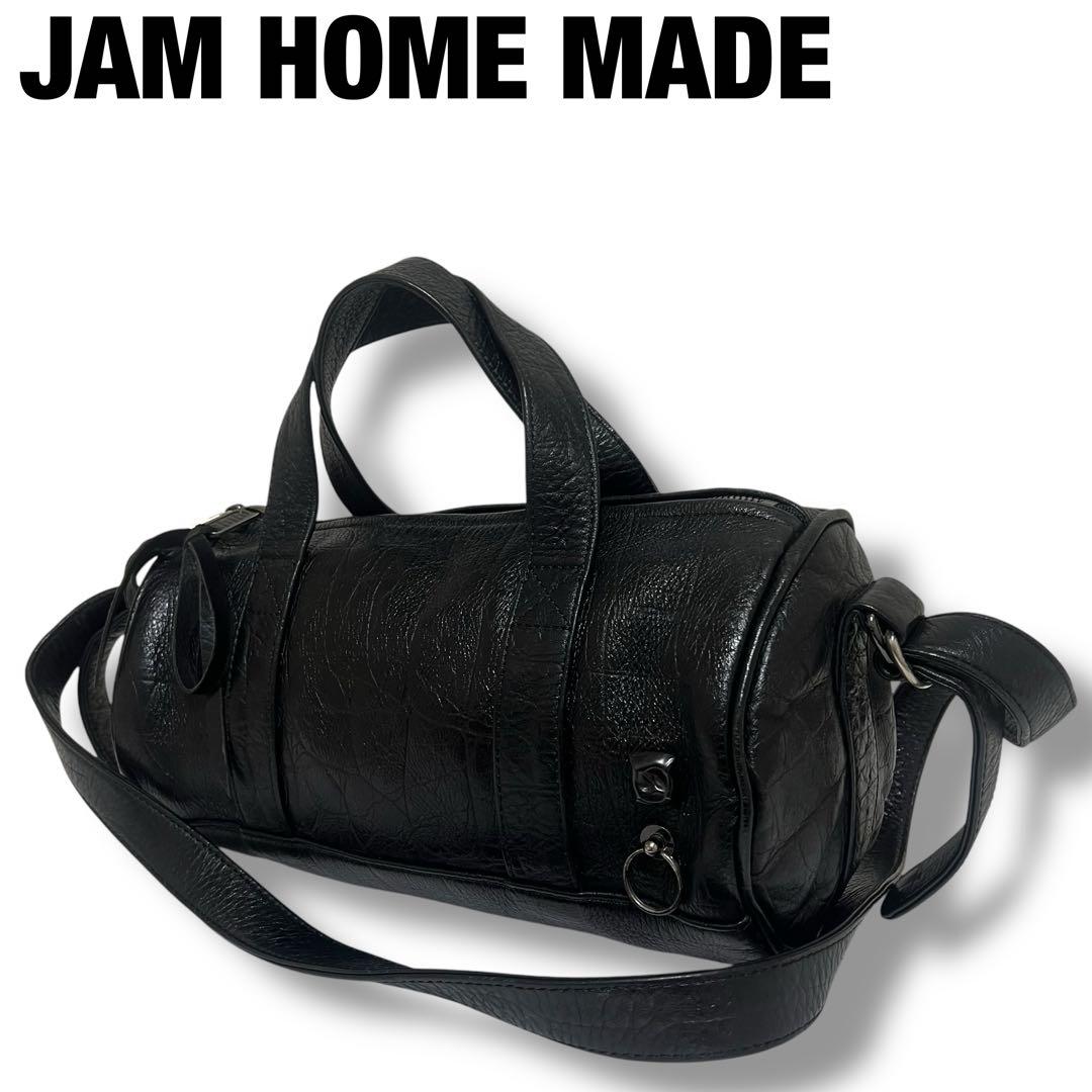 JAM  MADE ドラムバッグ 2WAY レザー ブラック
