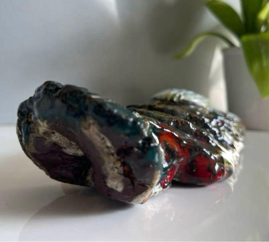 ヴィンテージ　SEYEI 陶器　魚の壁掛けオブジェ　森正　ミッドセンチュリー