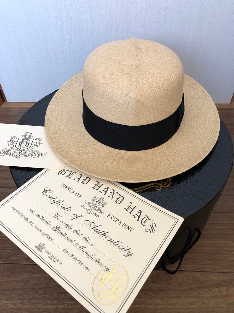 新品 GLAD HAND パナマハット weirdo FAT HATTER
