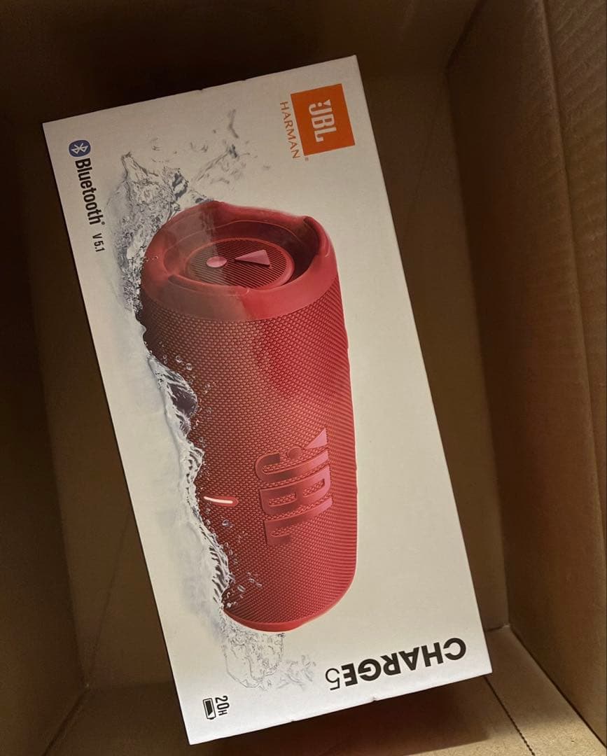 『新品未開封』JBLCHARGE5 Bluetoothスピーカー レッド