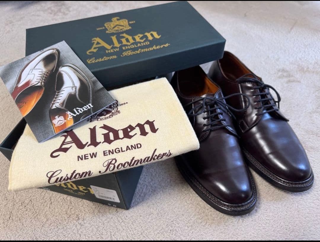 オールデン（Alden） 990 8D（約26cm）　シューキーパー付き