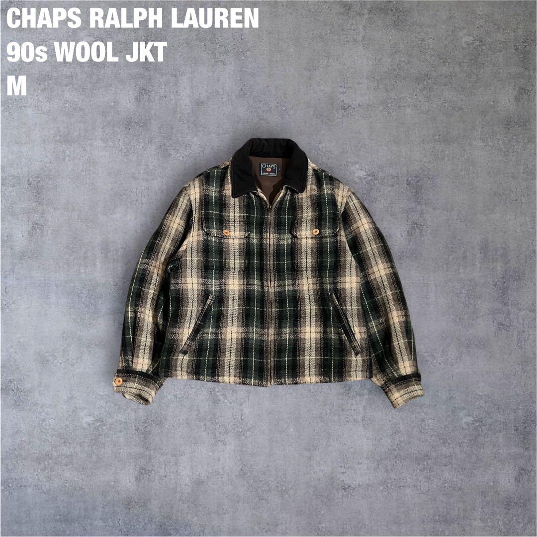 CHAPS RALPH LAUREN ウールチェックジャケット M 短丈 希少