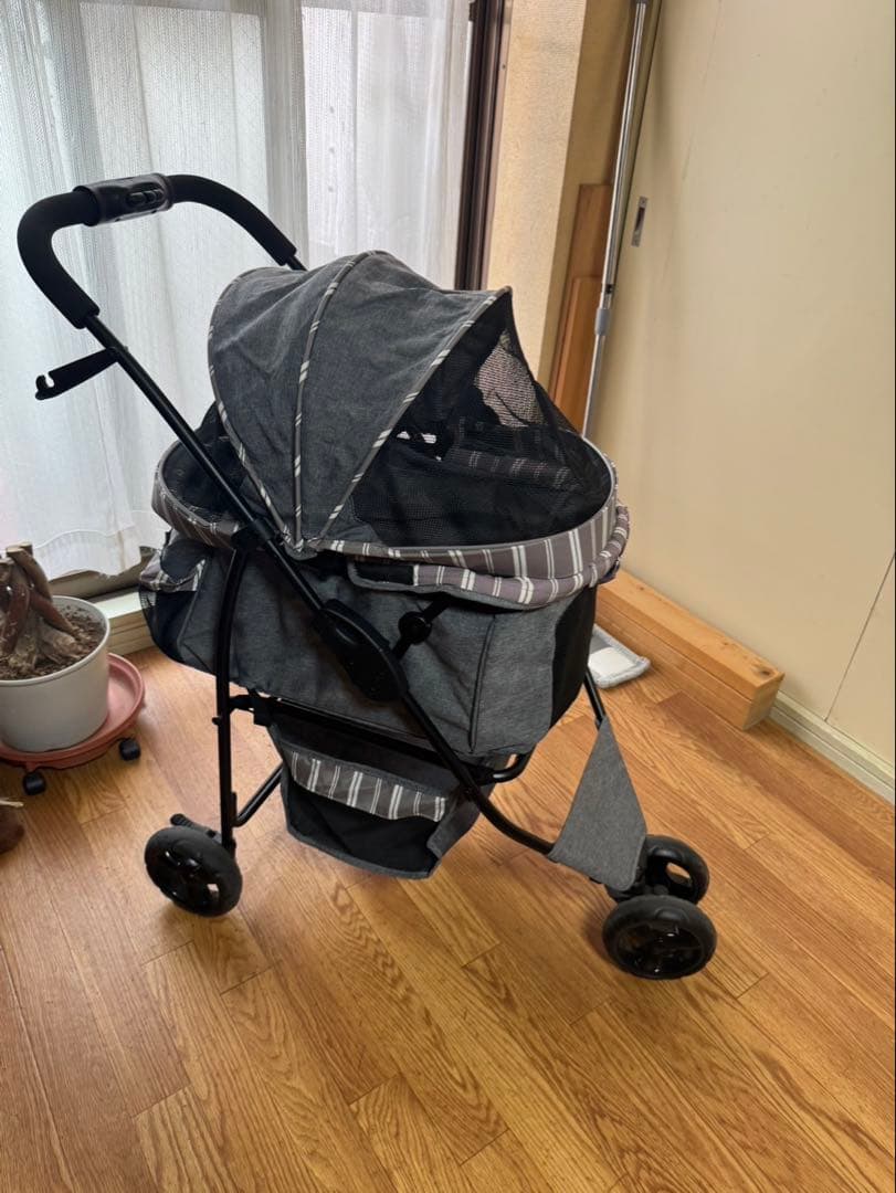 【折りたたみ式】GEX わんわんカート スマートハンディ Safety 説明書付