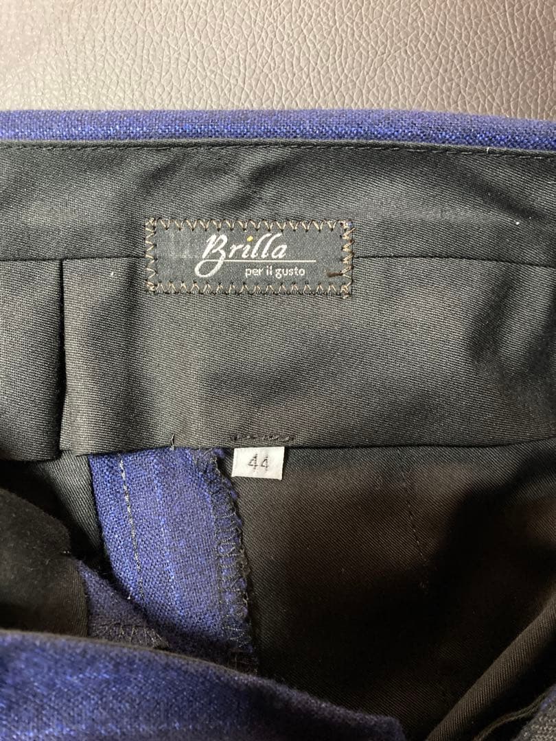 BEAMS Brillaチョークストライプスーツ　44