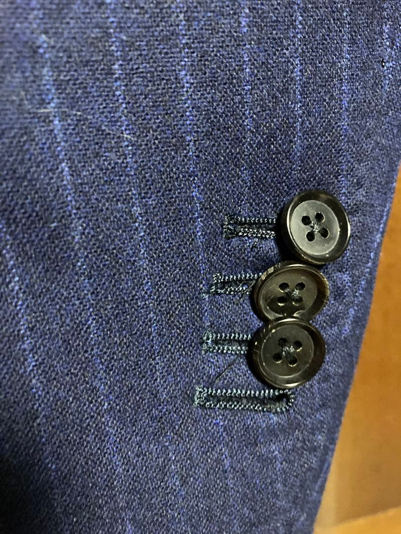 BEAMS Brillaチョークストライプスーツ　44