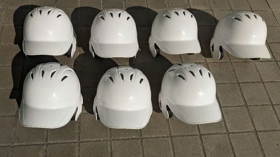 ミズノ 野球ヘルメット 大人軟式用 7個セット