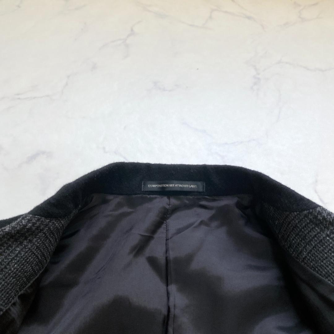 Y's パッチワーク 異素材切替 テーラードジャケット サイズ2