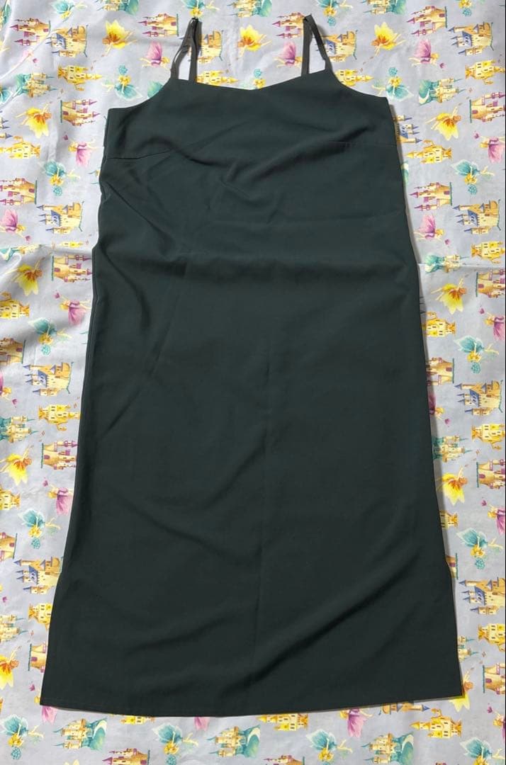 専用新品　kaene カエン　長袖ワンピース　幾何学チュールワンピース　総レース