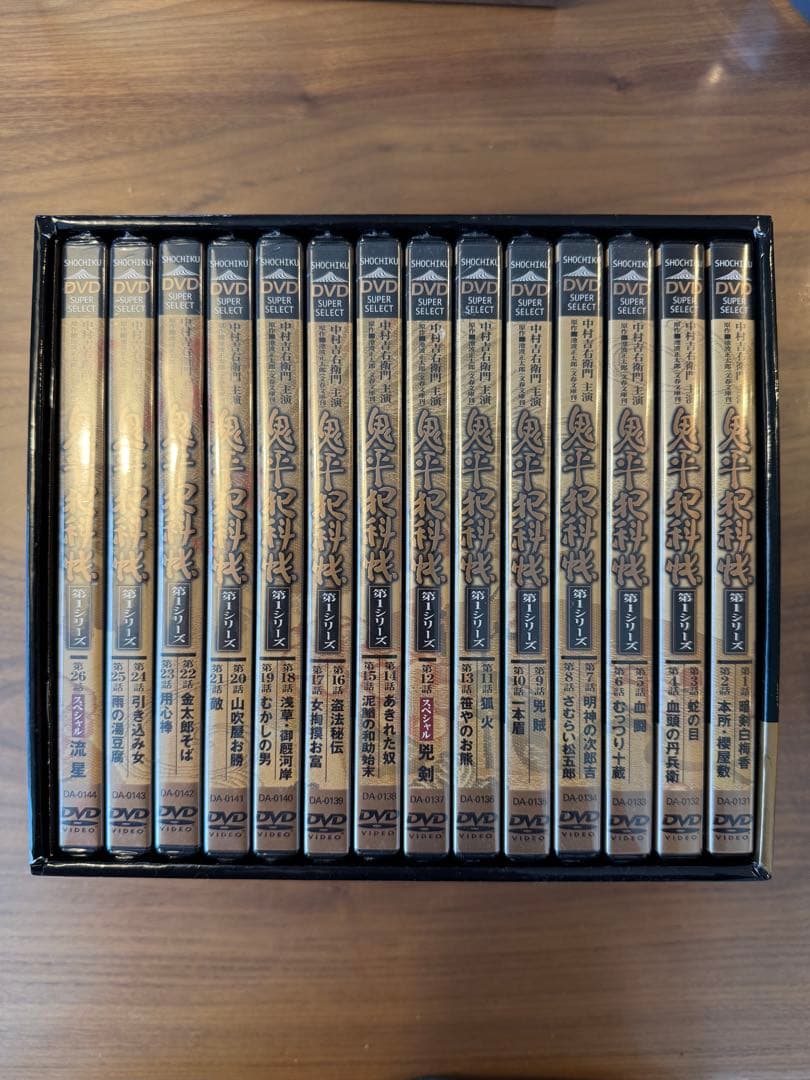 『美品』鬼平犯科帳　第1シリーズ　DVD-BOX