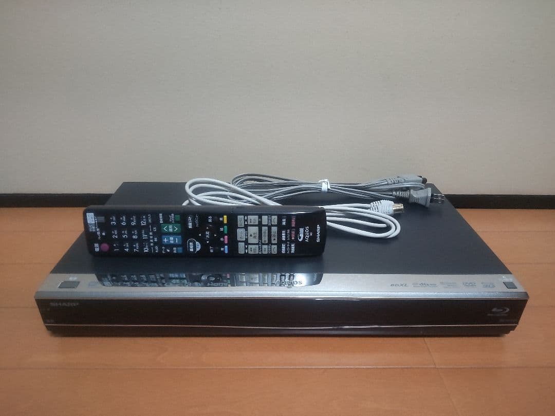 シャープ　AQUOS　BD―W1600 1TB プチメンテ済み