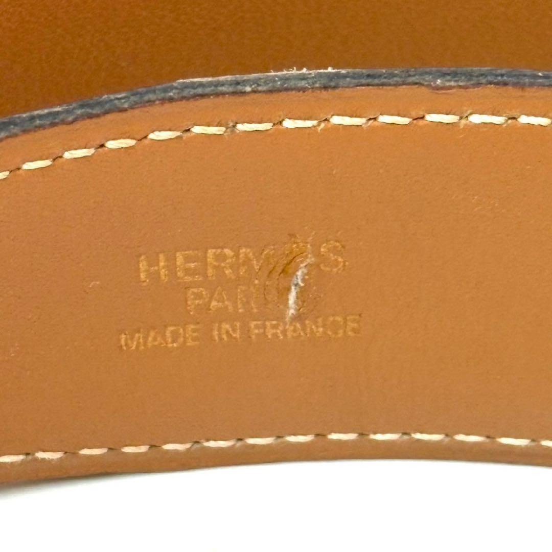 美品 エルメス Hバックル コンスタンス ベルト ゴールド レディース