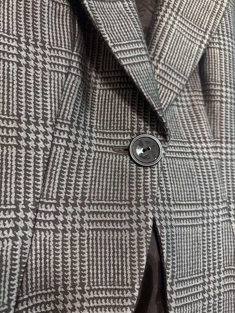 GIORGIO ARMANI ジャケット イタリア製 背中リボン グレンチェック