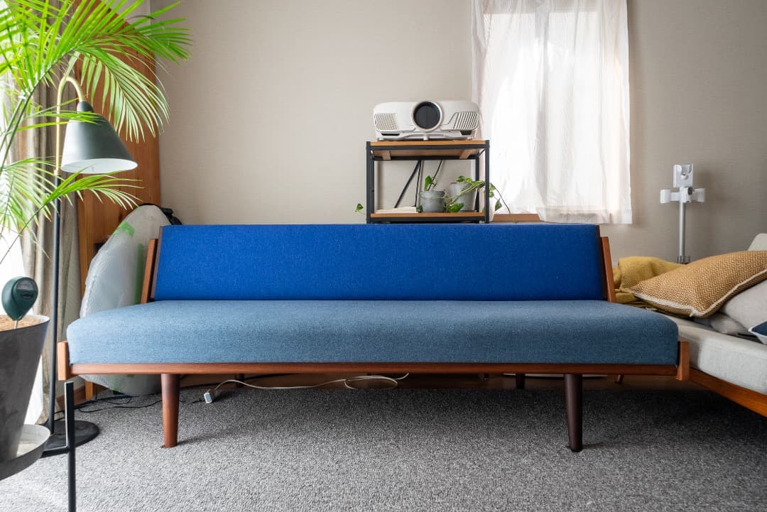 【超希少】Hans J Wegner GE258 デイベッド チーク 丸脚