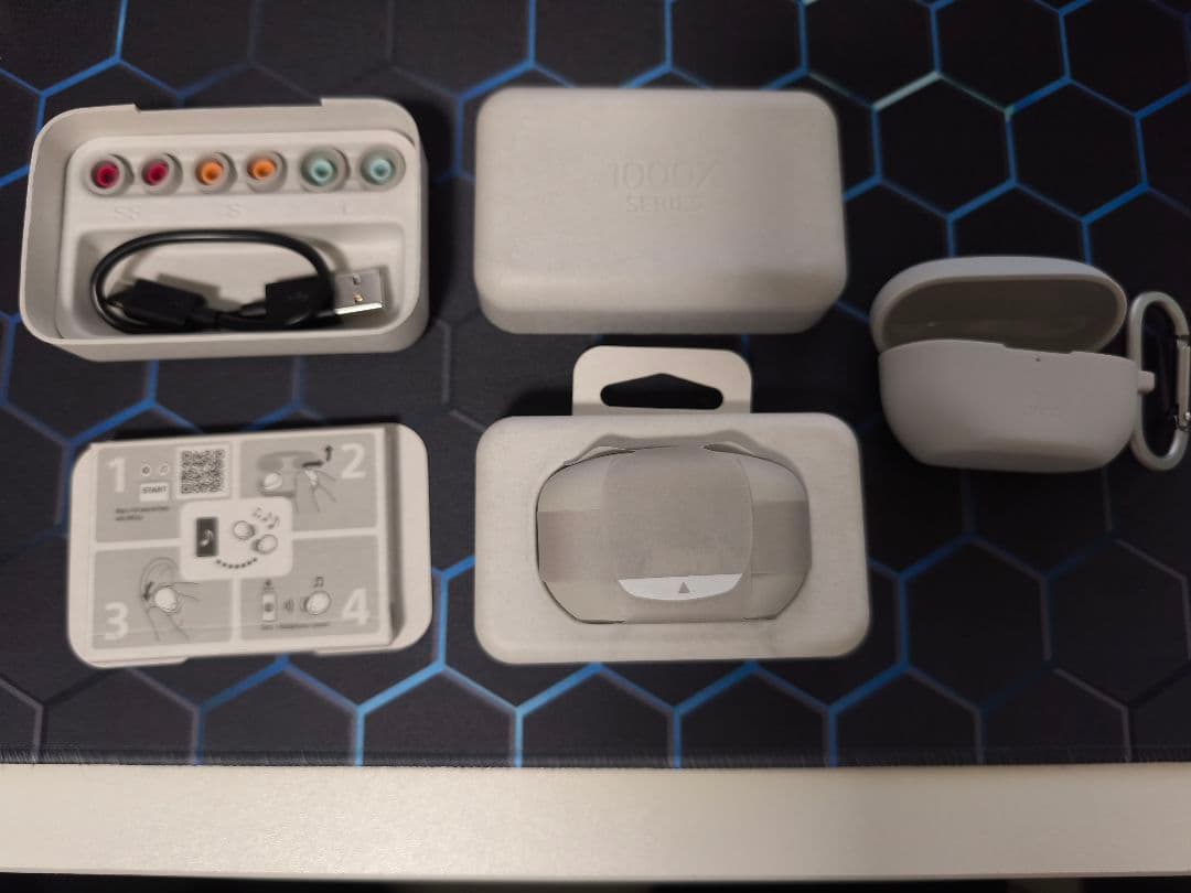 SONY WF-1000XM5　シリコンカバー付き