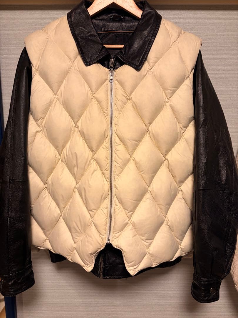 Stussy Reversible Quilted Vest “White” L