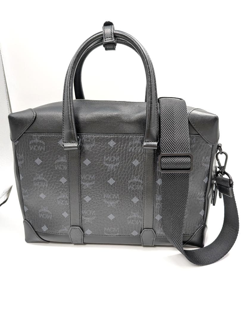 極美品✨ ＭＣＭ 2wayバッグ ヴィセトス レザー ブラック 0KQ