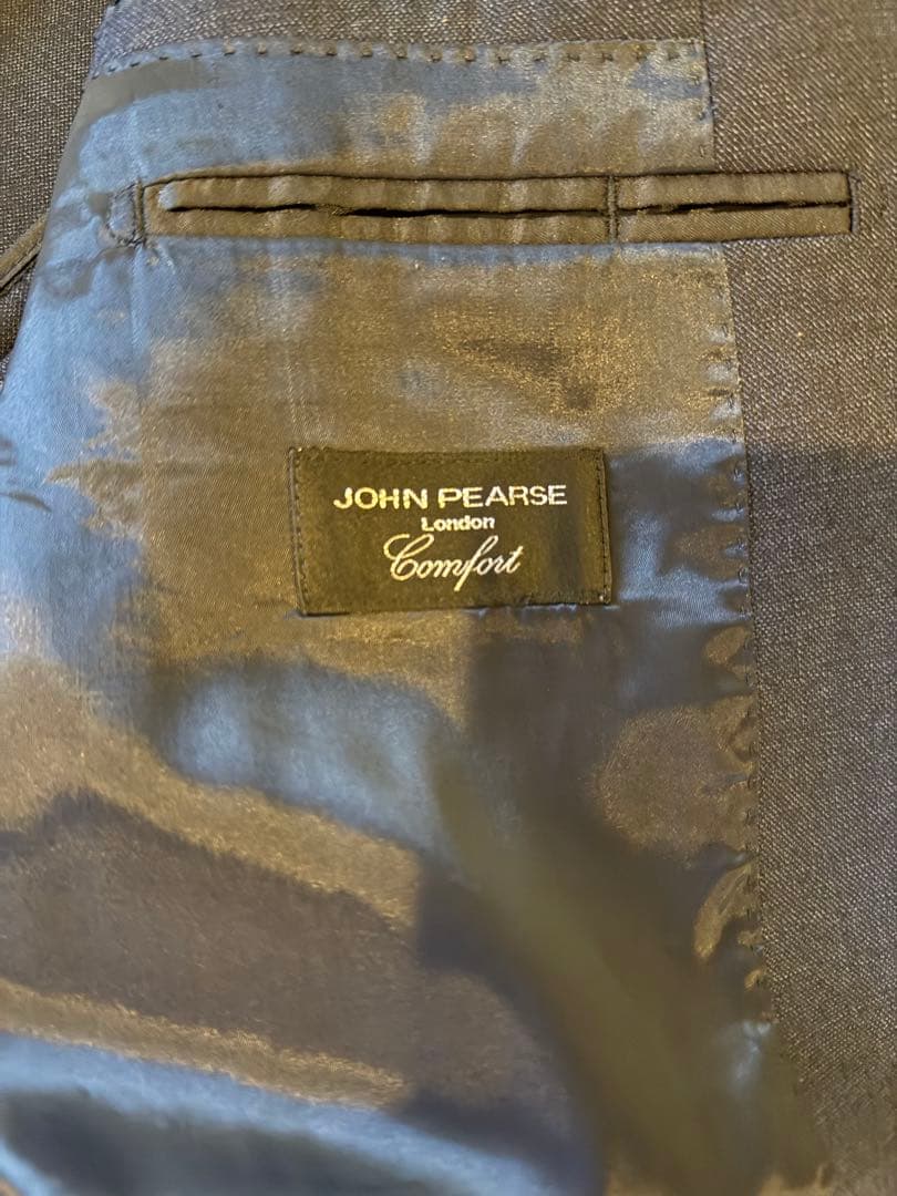 JOHN PEARSE ネイビー ビジネススーツ