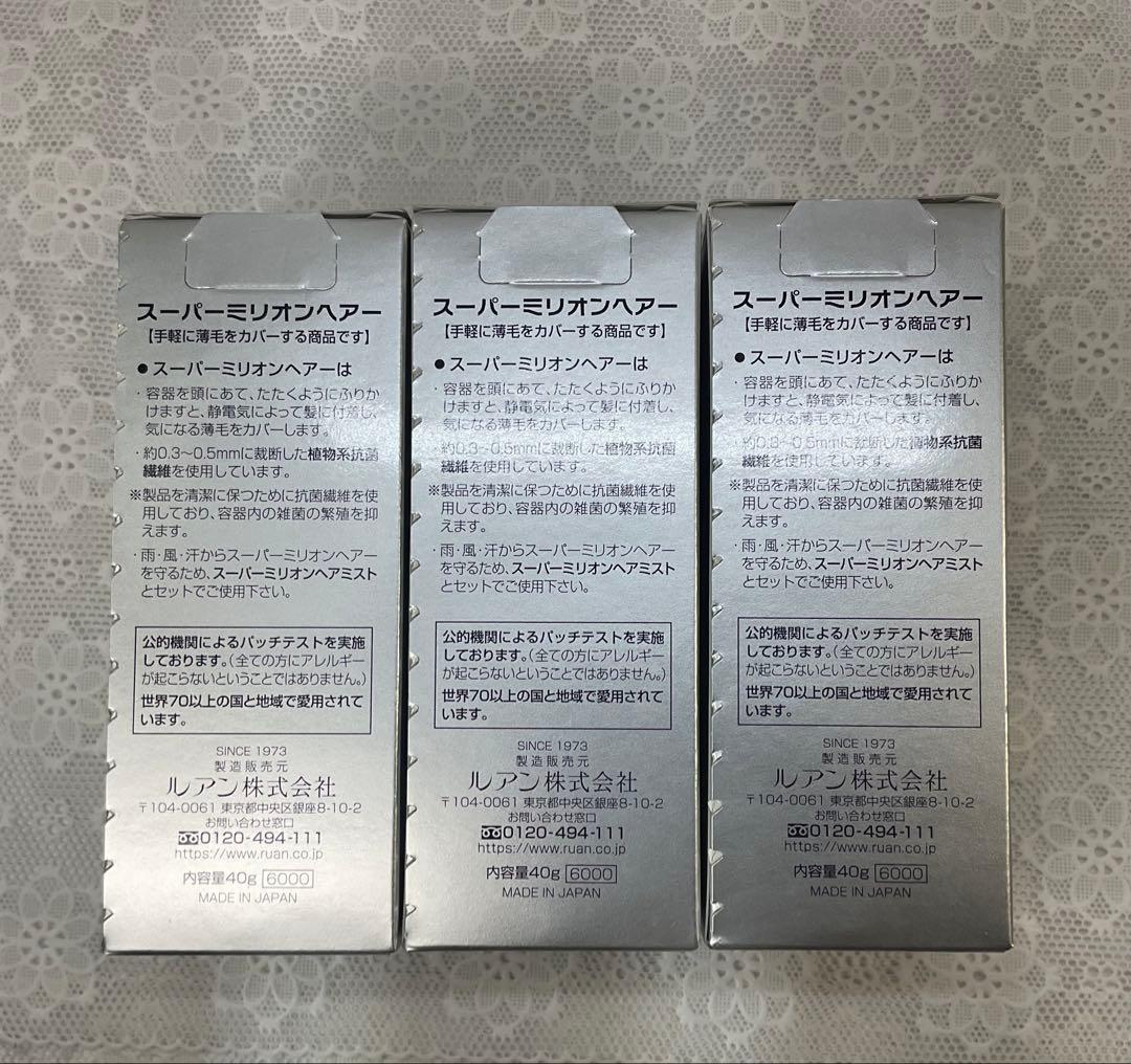 SMH スーパーミニリオンヘアー ダークブラウン3本セット