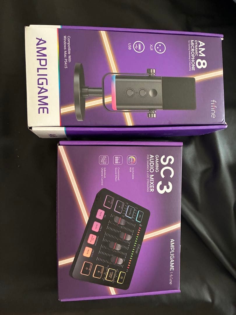 Fifine AM8 SC3オーディオインターフェースセット