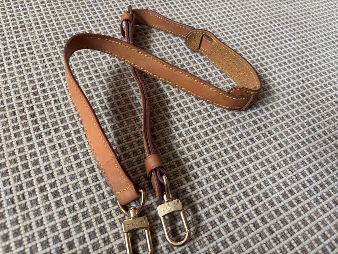 値下げ LOUIS VUITTON leather double strap