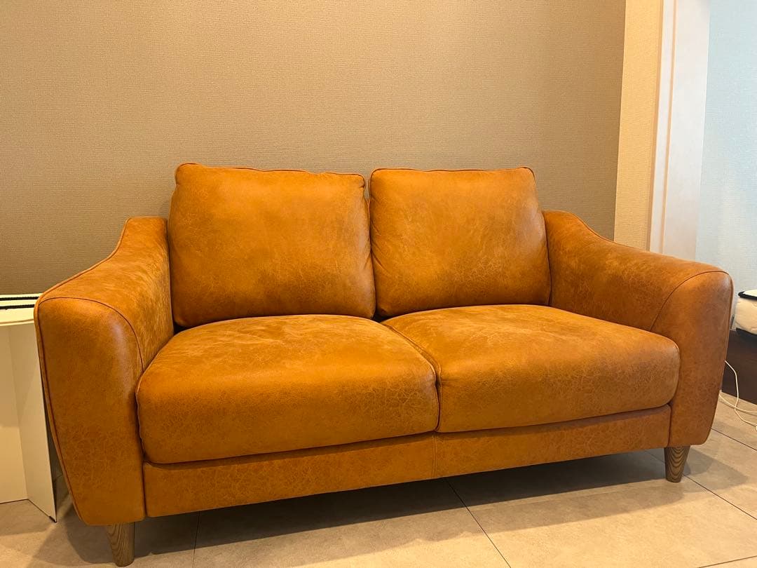 【美品】クラッシュゲート　カスクソファ　2人掛け