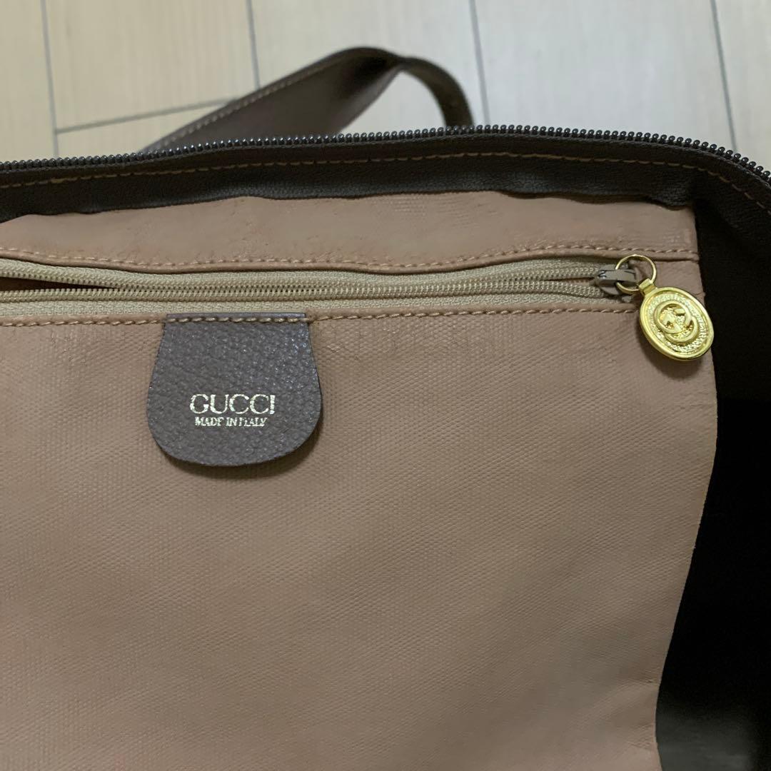 GUCCI GGパターン ボストンバッグ　ヴィンテージ
