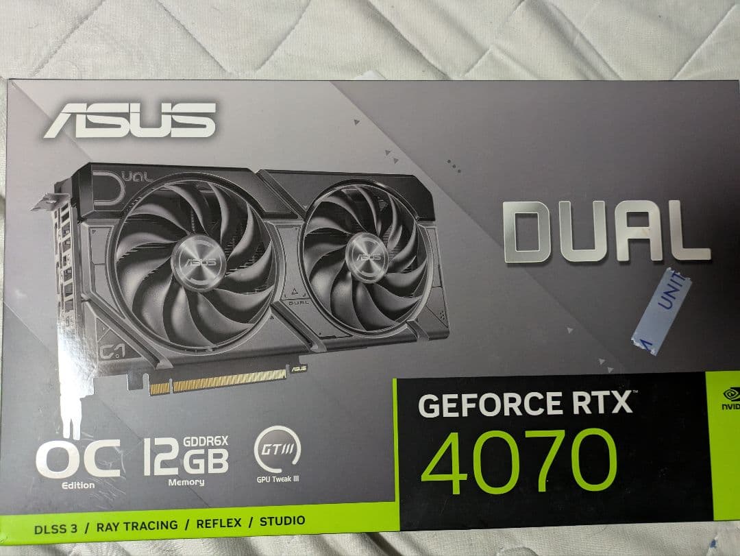 ASUS Dual GeForce RTX™- 4070 -O12G-