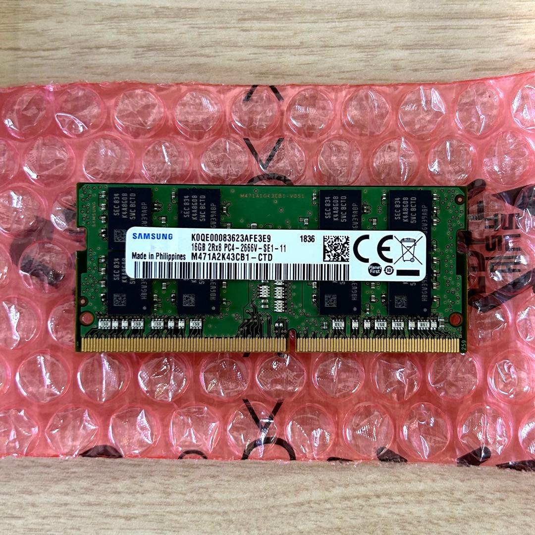 メモリー Samsung DDR4 SDRAM 16GB 2666