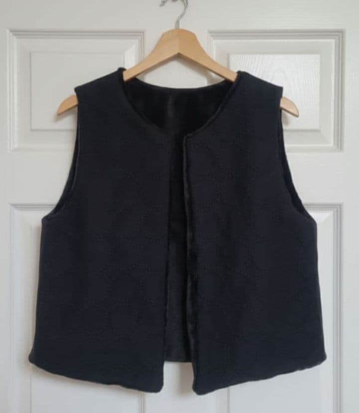 ❤ポケット付き❤dopタンバリン&キャットボアベスト【black✕black】