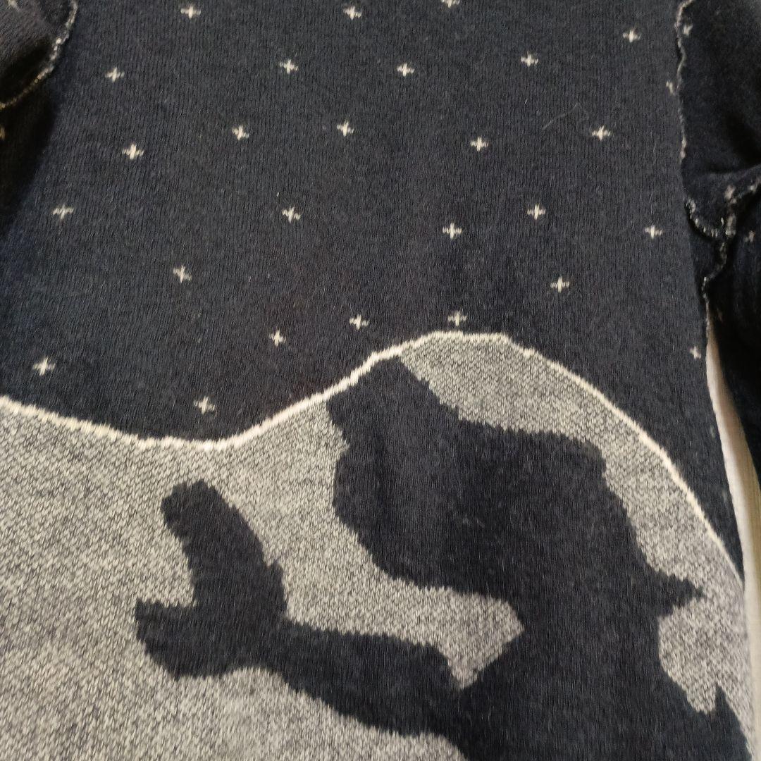 4サイズ　PEARLY GATES 日本製　ウールセーター　ニット　山登り