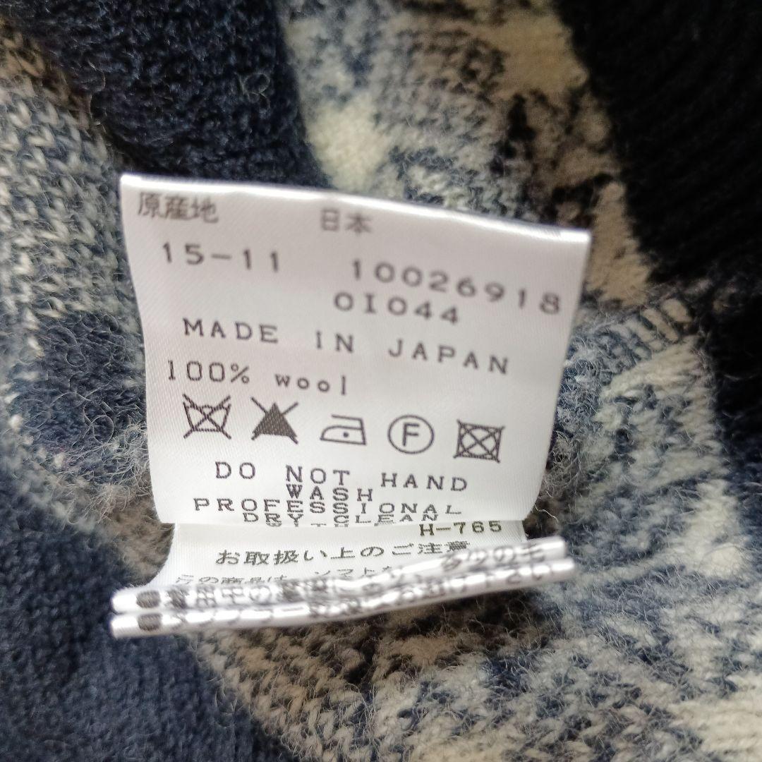 4サイズ　PEARLY GATES 日本製　ウールセーター　ニット　山登り