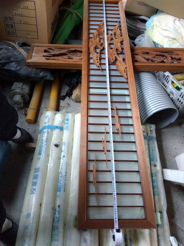 欄間木製 彫刻入り装飾品 まとめ買い1割引