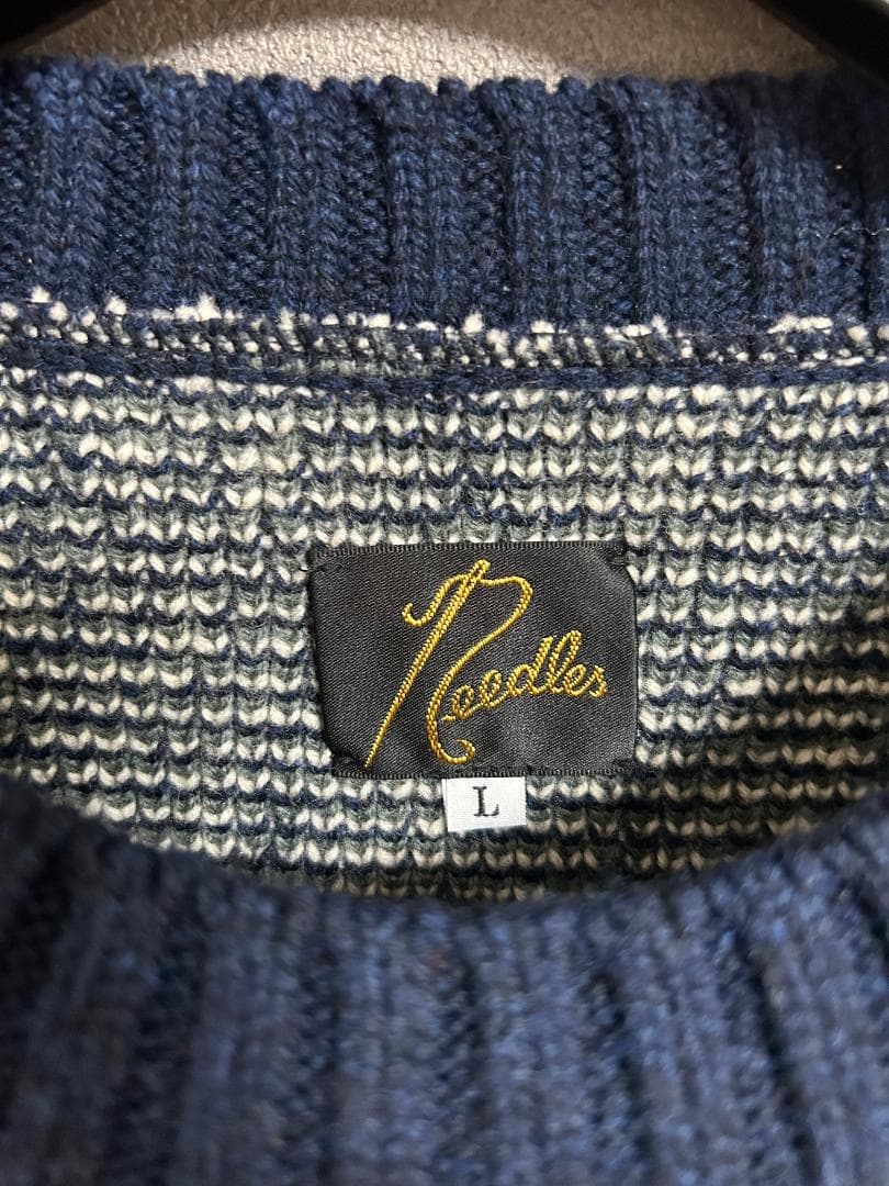 新品 NEEDLES 25AW Sweater Shetland ニット L