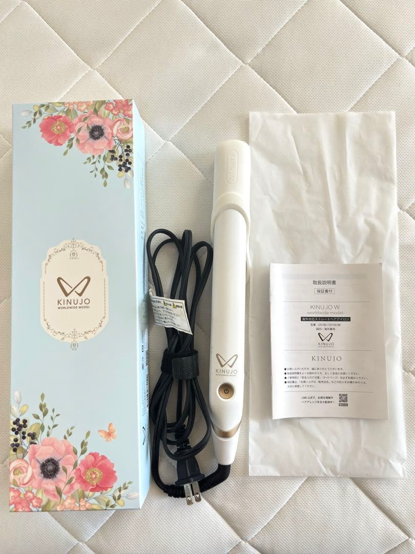 KINUJO 絹女　ストレートヘアアイロン　箱あり