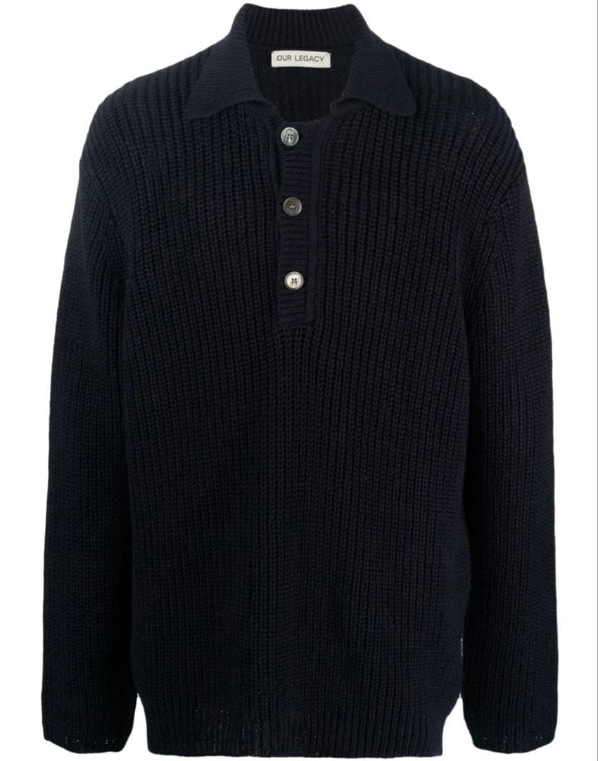 our legacy big piquet ニット ポロ　44