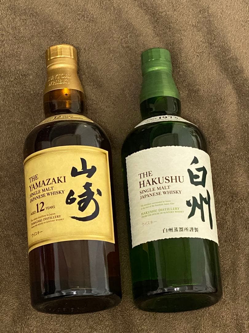 山崎 12年 & 白州 セット 700ml