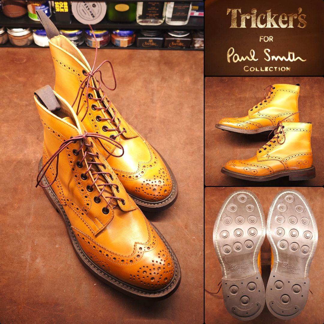 試着のみ　トリッカーズ　ポールスミス別注　カントリーブーツ