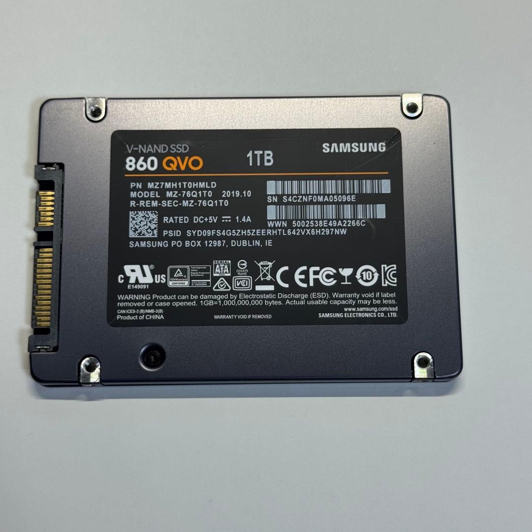 内蔵型SSD Samsung SSD 860 QVO 1TB