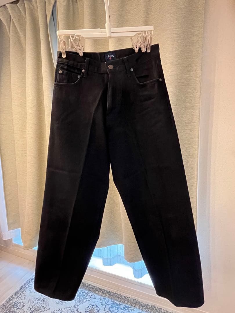 【NOAH】ブラックデニム　25ss