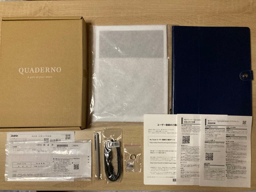 QUADERNO A4 (Gen. 3C) 電子ペーパー（タブレット）クアデルノ