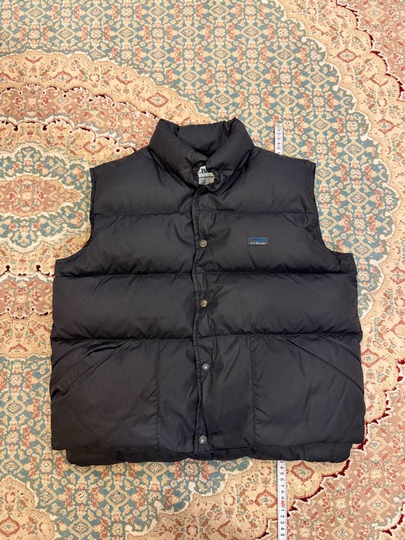 超美品❗️ レアサイズ　90’s L.L.Bean ダウンベスト 黒 ブラック
