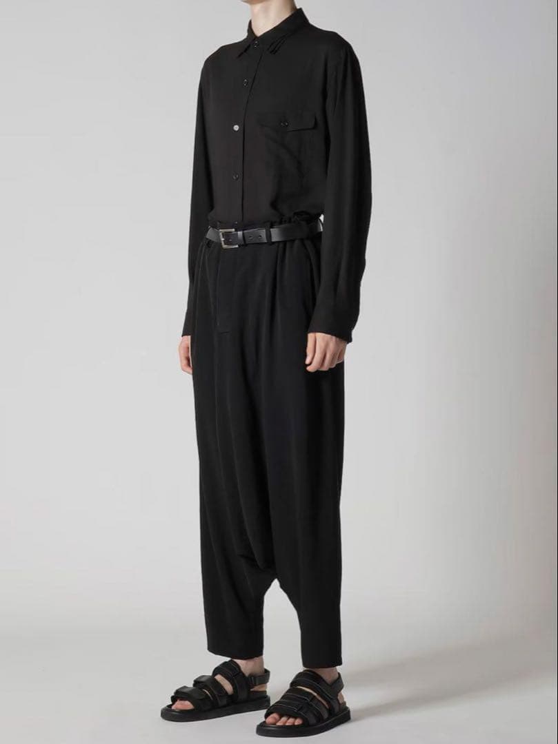 ヨウジヤマモトプールオム サルエルパンツ トリアセテート 1