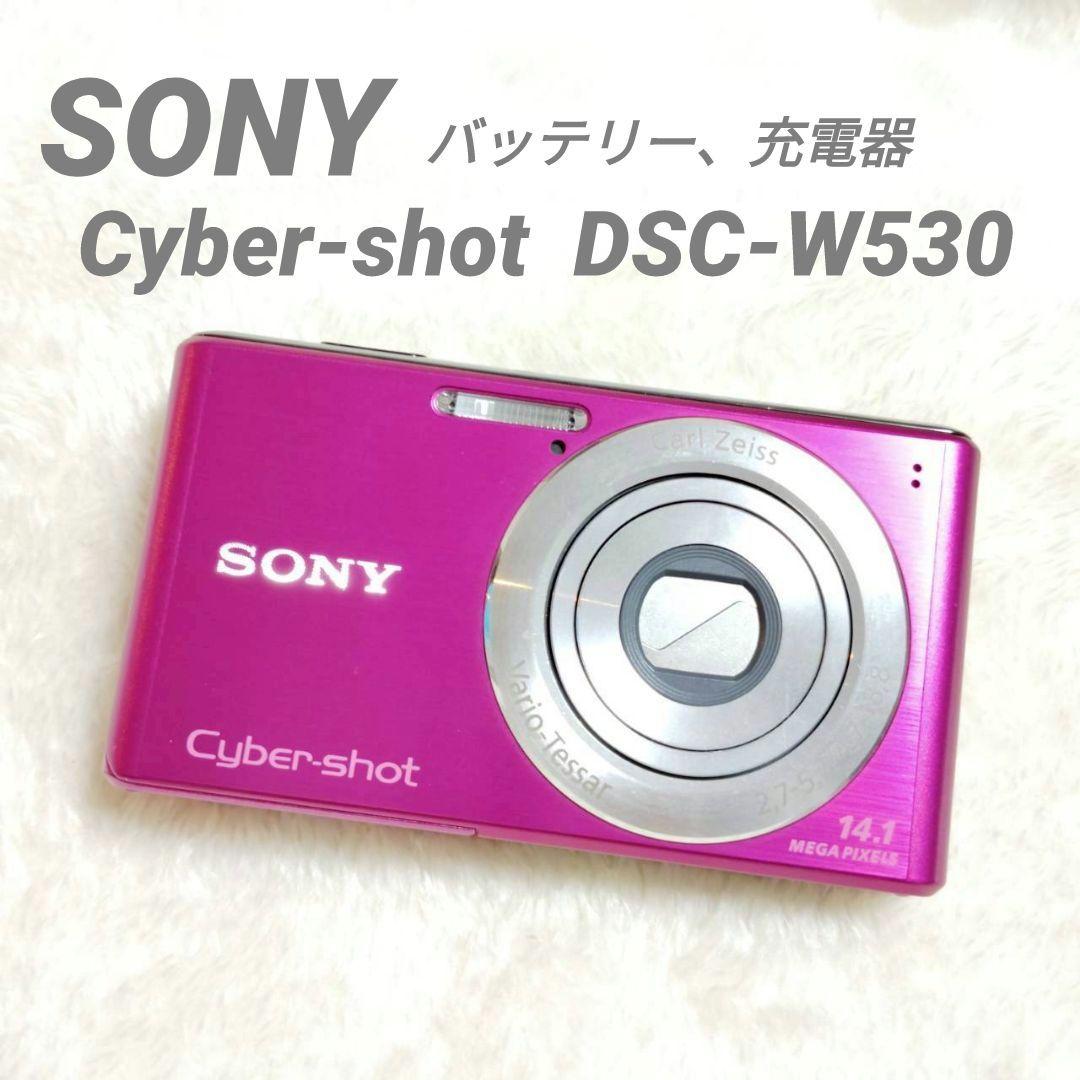 SONY Cyber-shot DSC-W530 ピンクバッテリー 充電器