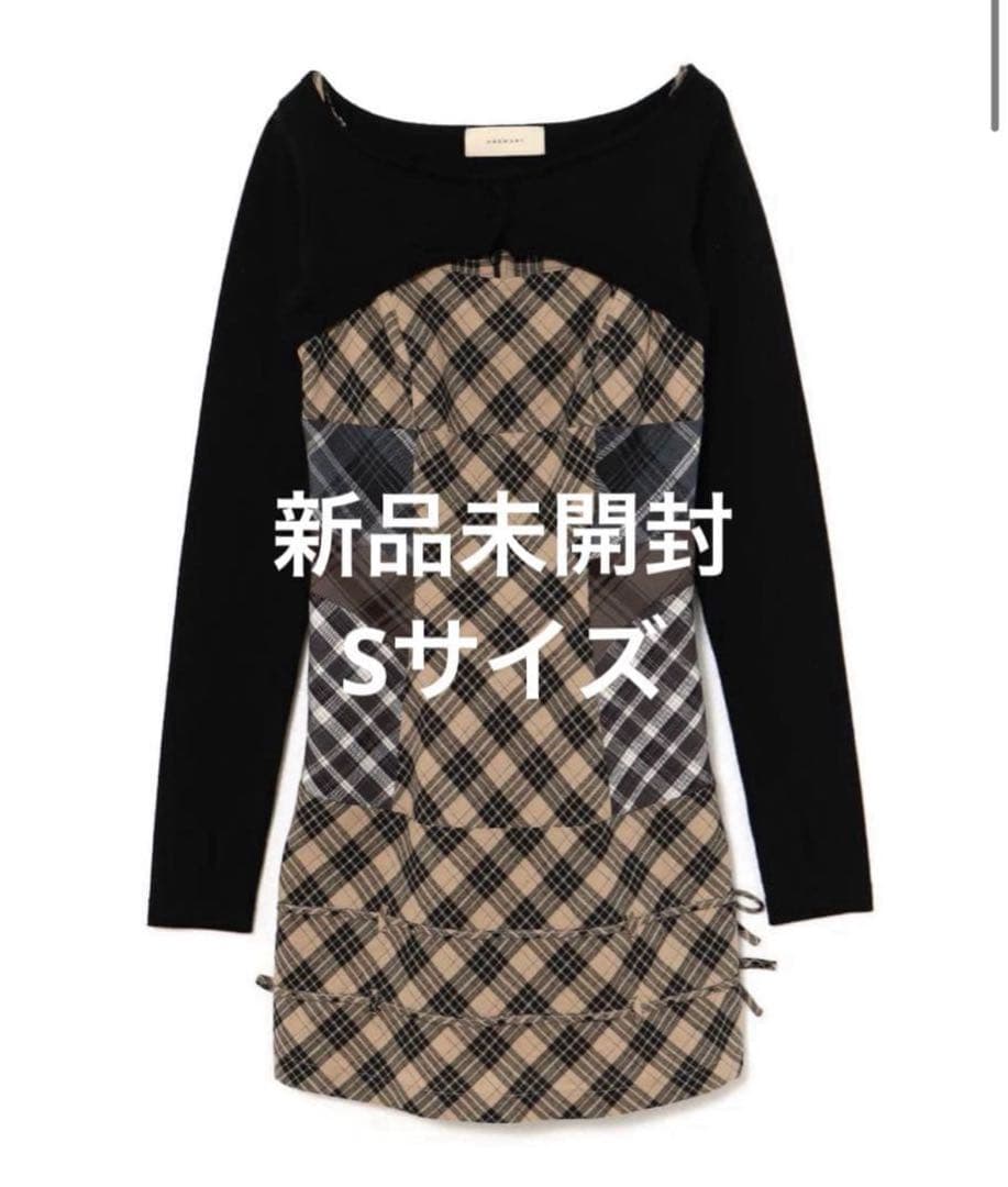 andmary Aine set mini dress beige Sサイズ