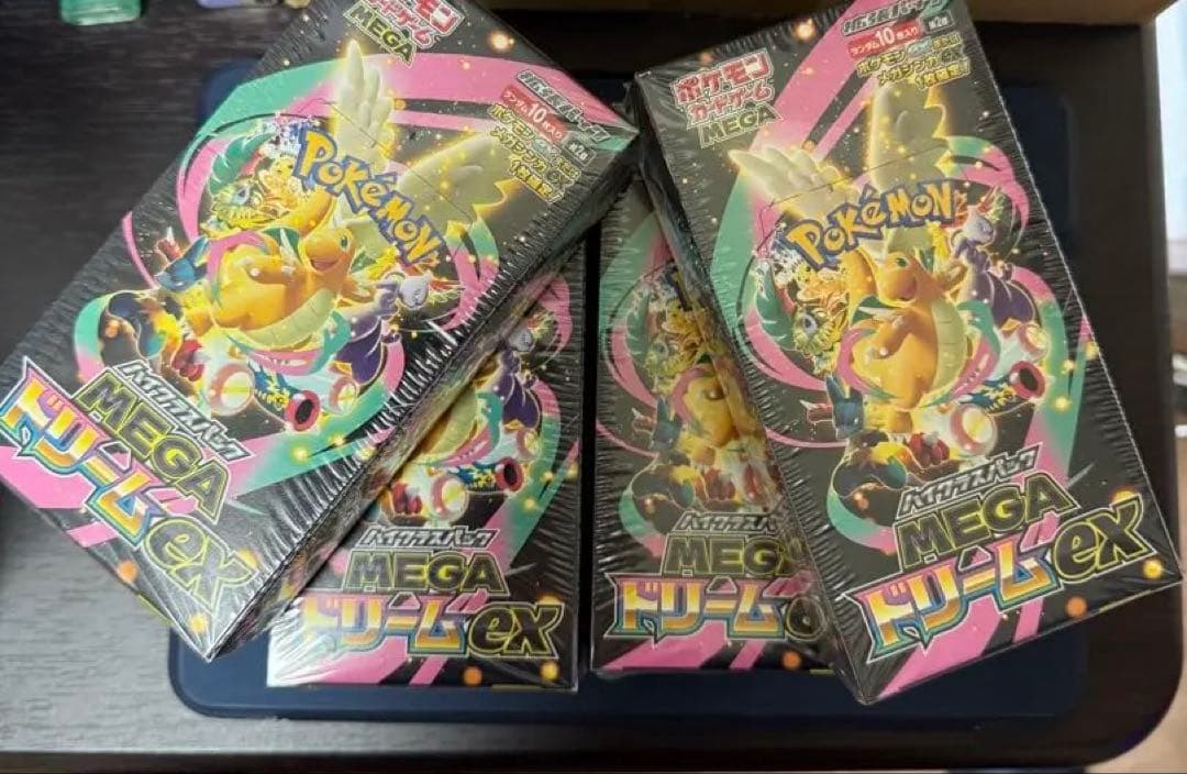 ポケモンカード MEGAドリームex 未開封 シュリンク付き 4箱
